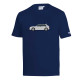 Lancia Delta HF T-Shirt - Blu Navy / Bianco