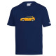 Lancia Delta HF T-Shirt - Blu Navy / Giallo