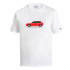Lancia Delta HF T-Shirt - Bianco / Rosso