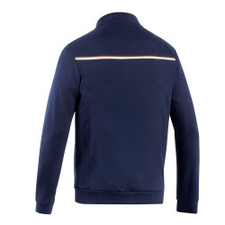 Gulf Felpa con Zip Intera - Blu Navy