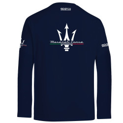 Maglietta a maniche lunghe Maserati - Blu Navy