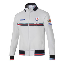 Felpa con zip intera da uomo Martini Racing - Grigio