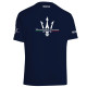 T-shirt Maserati di Sparco - Blu Navy