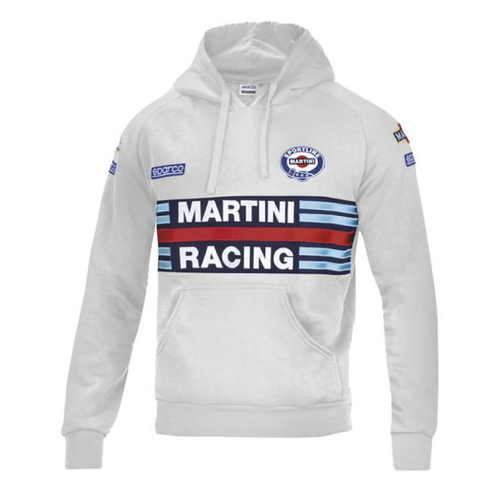 Felpa con cappuccio da uomo Sparco Martini Racing - Grigio