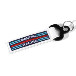 Portachiavi in pelle Martini Racing - Bianco