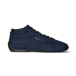Sparco S-Drive Mid Scarpe in Camoscio - Blu Navy