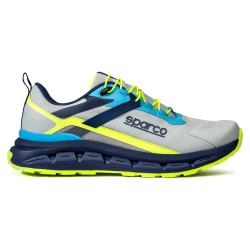 Sparco S-Pike Turini - Argento / Blu Marine / Lime Fluo
