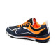 Sparco S-Road Scarpe - Blu Marino / Arancione Fluorescente