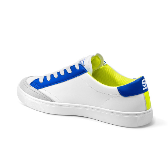 Sparco S-Time Scarpe - Bianco / Blu / Giallo Fluo