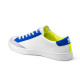 Sparco S-Time Scarpe - Bianco / Blu / Giallo Fluo