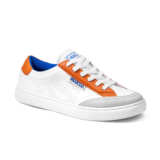 Sparco S-Time Scarpe - Bianco / Arancione
