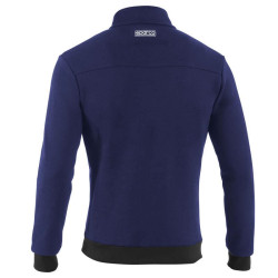 Sparco SL Felpa con Zip Intera PRO 2026 - Blu Navy