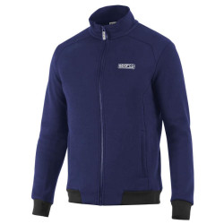 Sparco SL Felpa con Zip Intera PRO 2026 - Blu Navy