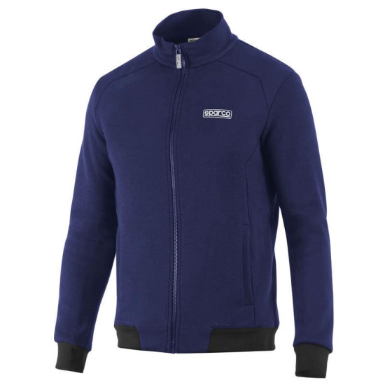 Sparco SL Felpa con Zip Intera PRO 2026 - Blu Navy