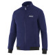 Sparco SL Felpa con Zip Intera PRO 2026 - Blu Navy