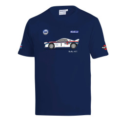 T-Shirt Lancia 037 Rally Martini Racing - Blu Navy