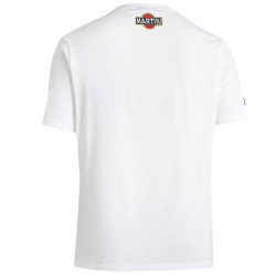 T-Shirt Martini Racing Stripes - Bianco