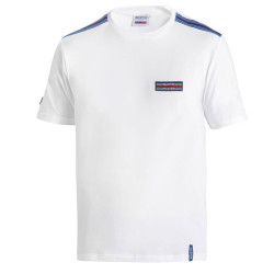 T-Shirt Martini Racing Stripes - Bianco