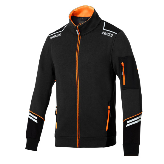Sparco Full Zip Tech Alabama - Nero / Arancione
